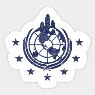 Super Earth from Helldivers 2 logo Sticker